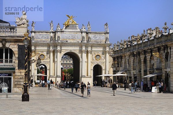 Frankreich  Europa  UNESCO-Welterbe  Arc de Triomphe  Lothringen  Nancy