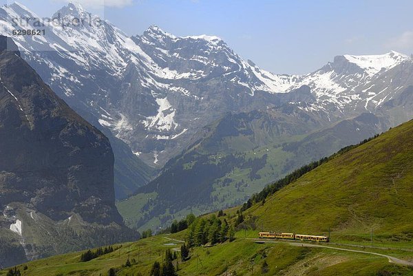 Europa  Richtung  Westalpen  Berner Oberland  Scheidegg  Schweiz  Zug
