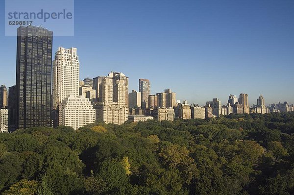 Anzeigen des Central Parks von Süden Richtung Norden  Manhattan  New York  New York State  Vereinigten Staaten von Amerika  Nordamerika