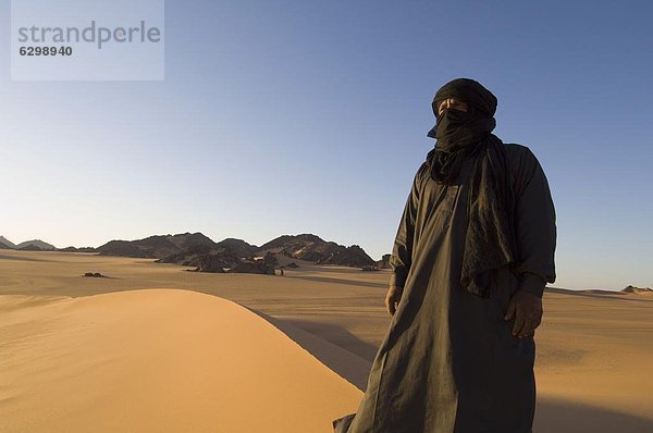 Tuareg  Akakus  Sahara Wüste  Fessan  Libyen  Nordafrika  Afrika