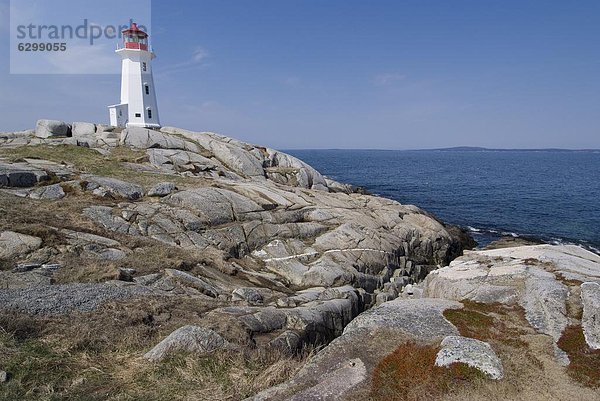 Leuchtturm  Nordamerika  Peggys Cove  Nova Scotia  Kanada  Nova Scotia  Neuschottland