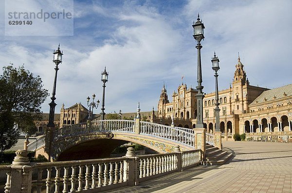 Europa  Stadtplatz  bauen  Messe  Messen  Sevilla  Spanien