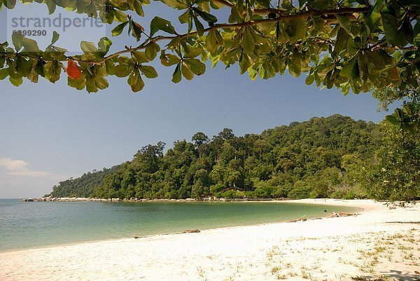 Coral Bay Strand  Pangkor Island  Bundesstaat Perak  Malaysia  Südostasien  Asien