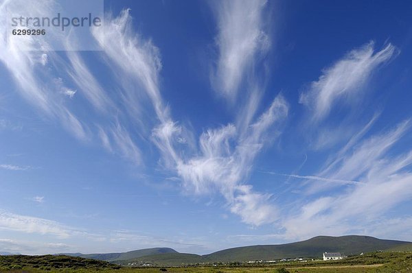 nahe Europa Himmel über groß großes großer große großen Insel Cashel Connacht