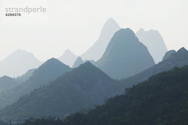 Yangshuo  Li Fluss  Guilin  Provinz Guangxi  China  Asien