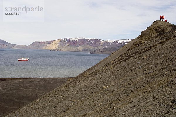 Deception Island  South Shetland Islands  Antarktis  Polarregionen