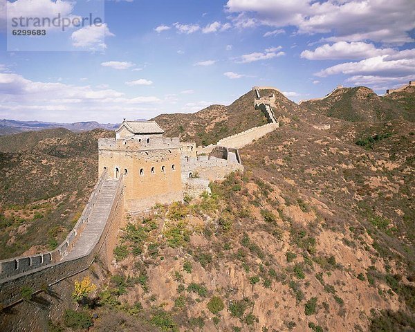 Anschnitt  Wand  groß  großes  großer  große  großen  China  UNESCO-Welterbe  Asien  Jinshanling