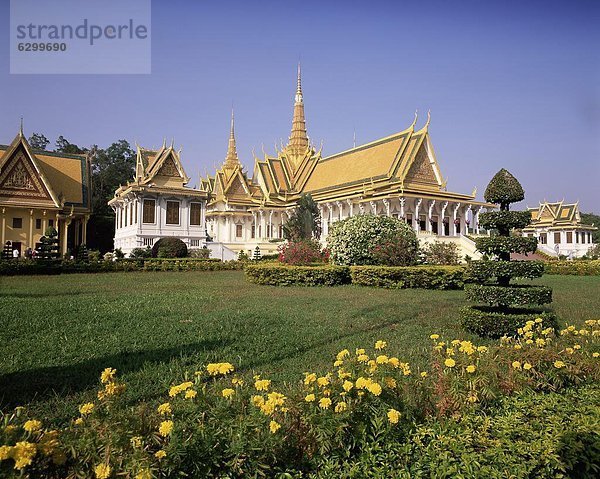 Phnom Penh Hauptstadt Palast Schloß Schlösser Südostasien Vietnam Asien Kambodscha