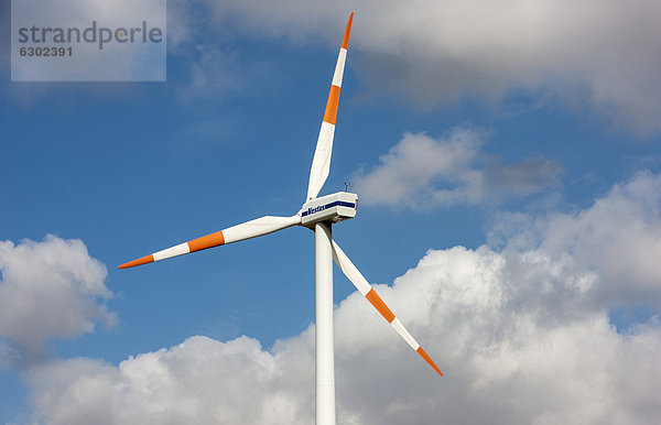 Windturbine Windrad Windräder Europa Windpark Deutschland Nordrhein-Westfalen