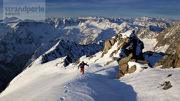 Ruderhofspitze  Stubaier Alpen  Tirol  Österreich  Europa