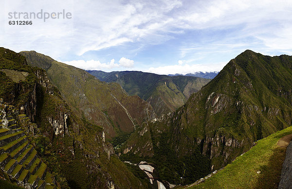 Machu Picchu  Peru  Südamerika  Amerika