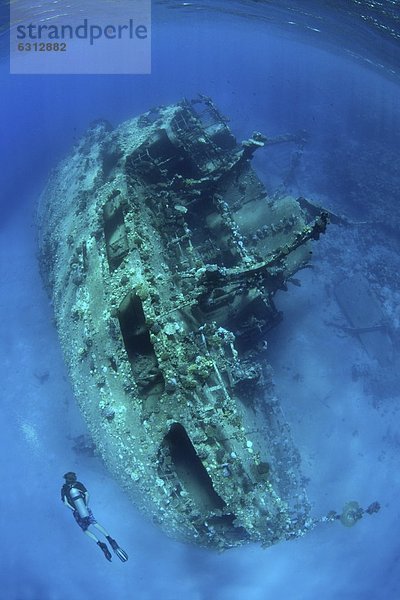 Schiffswrack im Roten Meer bei Marsa Alam  Ägypten