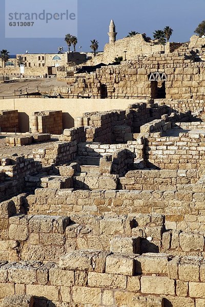 Ruinen von Ceasarea bei Tel Aviv  Israel