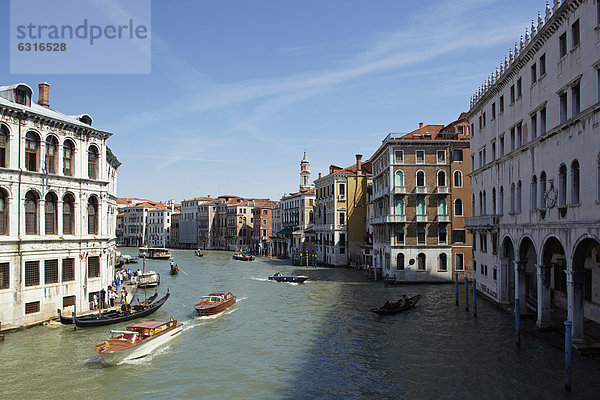 Europa Canale Grande Italien Venedig