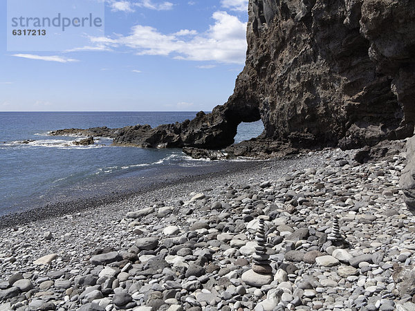 Playa de Chinguarime bei Playa de Santiago  La Gomera  Kanarische Inseln  Kanaren  Spanien  Europa