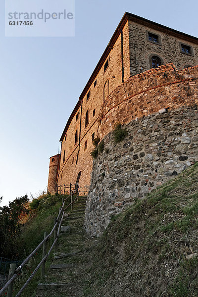 Alte Festung  Montegemoli  Toskana  Italien  Europa