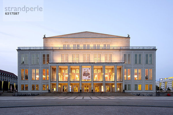 Opernhaus Oper Opern Europa Deutschland Leipzig
