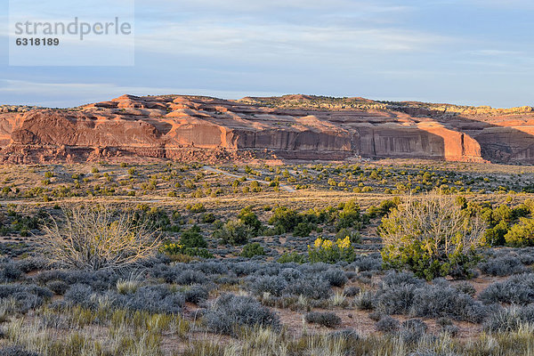 Abendstimmung  Big Mesa  Canyonlands  Moab  Utah  USA