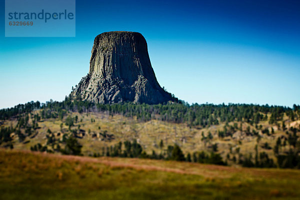 Devils Tower National Monument  Wyoming  USA