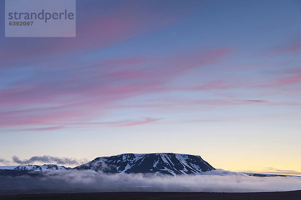 Kerlingarfjöll Berge  Blick vom Hochlandweg Kjölur oder Kjalvegur  Hochland  Island  Europa