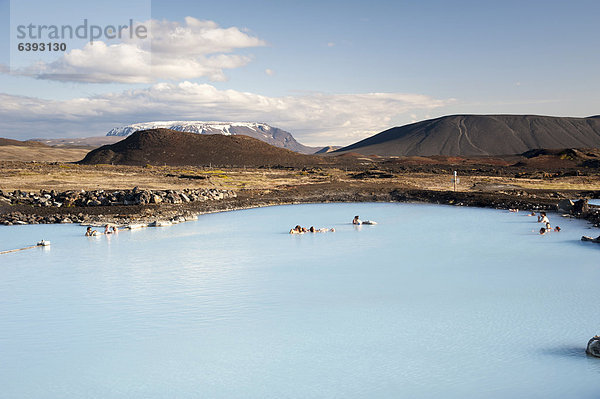 Geothermalbad Jar_bö_in  M_vatn Nature Baths  Blaue Lagune des Nordens  Nor_urland eystra  Nordost-Island  Island  Europa