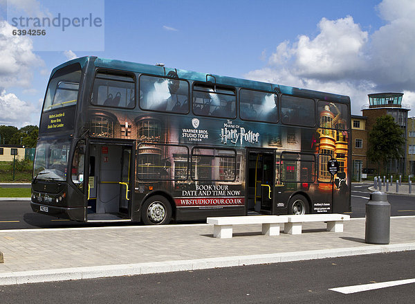 Harry Potter Shuttle Bus  London  England  Großbritannien  Europa