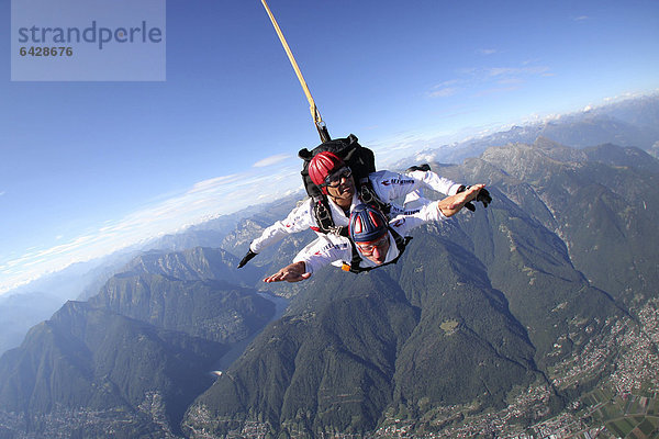 Fallschirmsport Schweiz Kanton Tessin