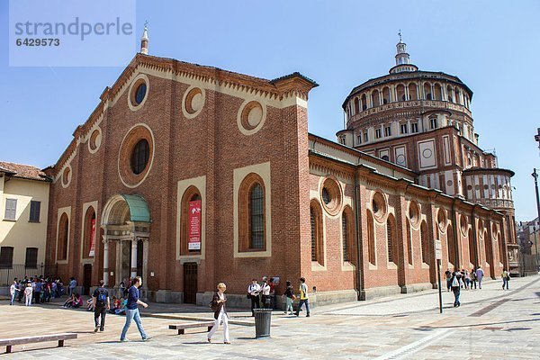 Italien  Lombardei  Mailand  Kirche S. Maria delle Grazie