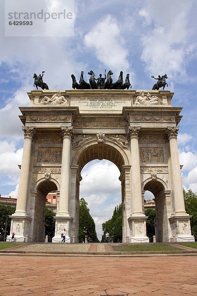 Italien  Lombardei  Mailand  Arco della Pace