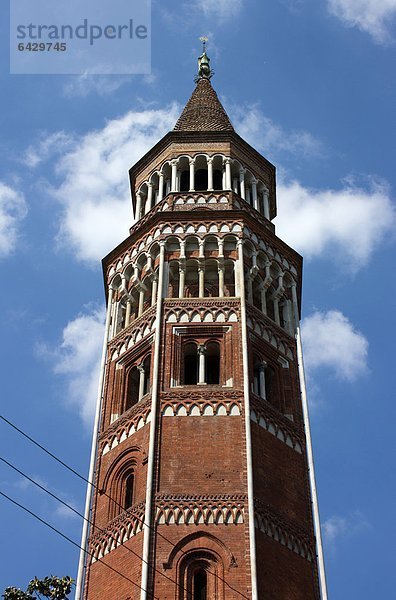 Italien  Lombardei  Mailand  San Gottardo in Corte Kirche  Belfried