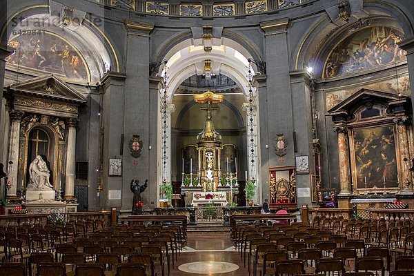 Italien  Lombardei  Mailand  San Sebastiano Kirche Innen