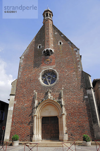 Kirche Saint Andre in Chatillon-sur-Chalaronne  Rhone-Alpes  Ain  Frankreich  Europa  ÖffentlicherGrund