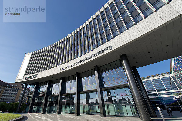 Hauptsitz der LBBW Bank  Landesbank Baden-Württemberg  Stuttgart  Baden-Württemberg  Deutschland  Europa