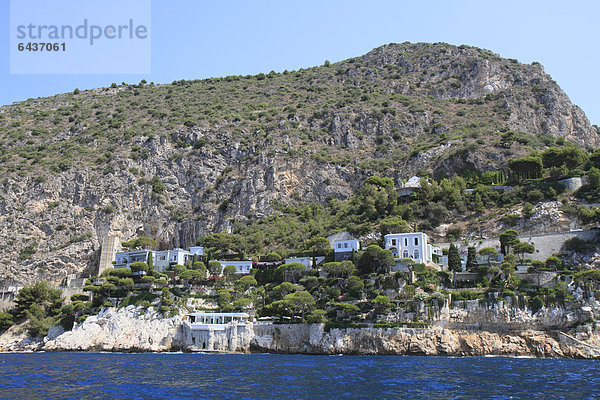 Frankreich Europa Strand Villa Eze