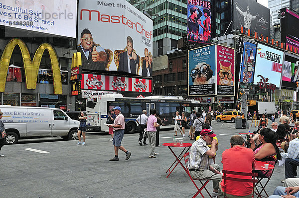 Vereinigte Staaten von Amerika USA New York City Amerika Nordamerika Midtown Manhattan Times Square