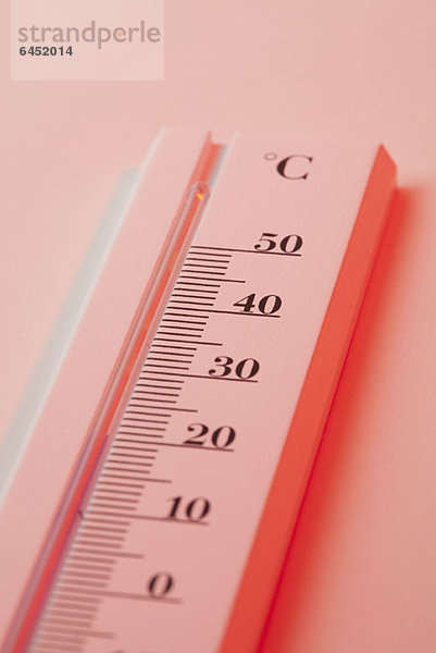 Ein Thermometer zur Messung der Wärme in Celsius