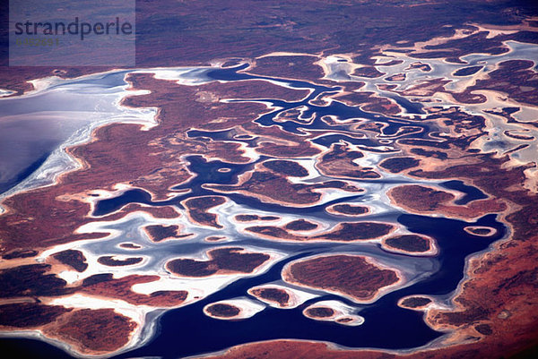 Luftaufnahme der Pilbara-Landschaft