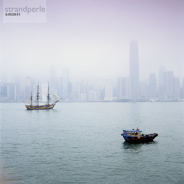 Hafenansicht  Hongkong  China