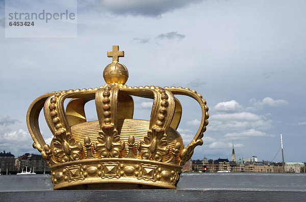 Königlich Schwedische Krone auf der Skeppsholmen Brücke