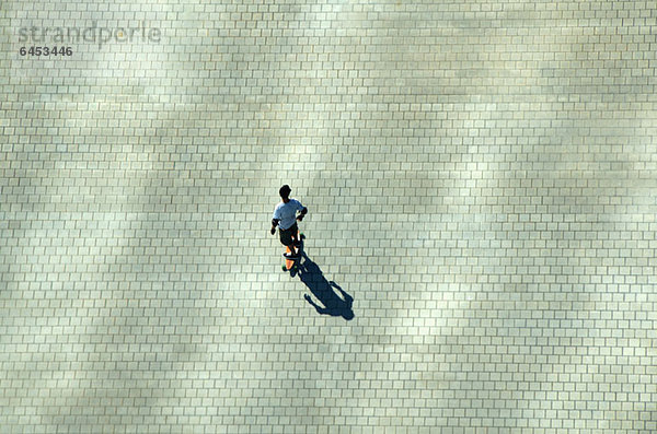 Skater unten auf der Plaza