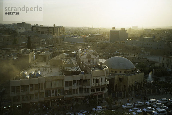 Stadtbild von Arbil  Irakisch-Kurdistan  Irak