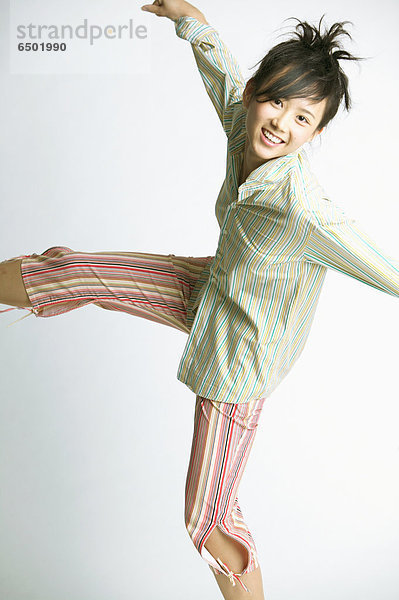 Portrait  Jugendlicher  tanzen  Mädchen