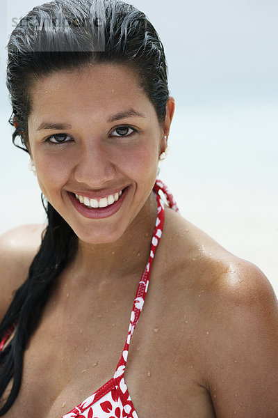 Frau  baden  Südamerika  Kleidung  Badebekleidung