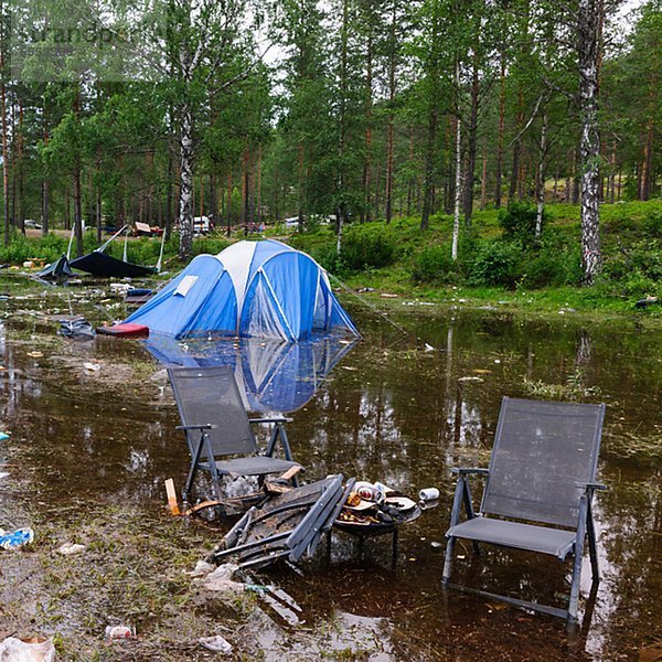 camping  Abfall