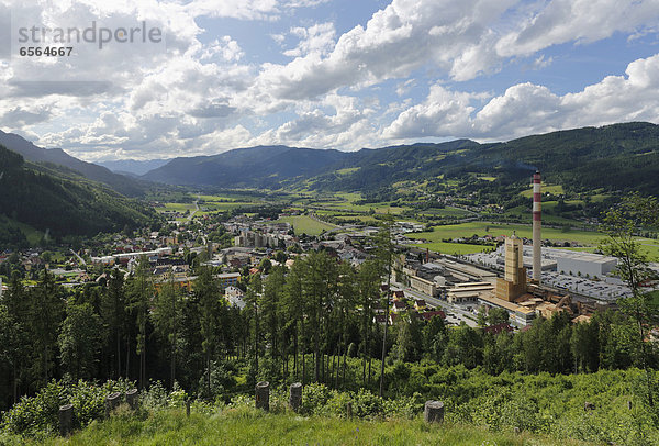 Österreich  Steiermark  Trieben  Ansicht der Magnesitfabrik