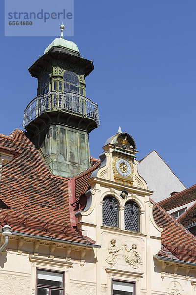 Österreich  Steiermark  Graz  Blick auf das Glockenspielhaus