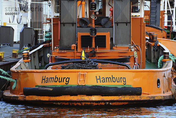 Schlepper  Hamburger Hafen  Hamburg  Deutschland  Europa