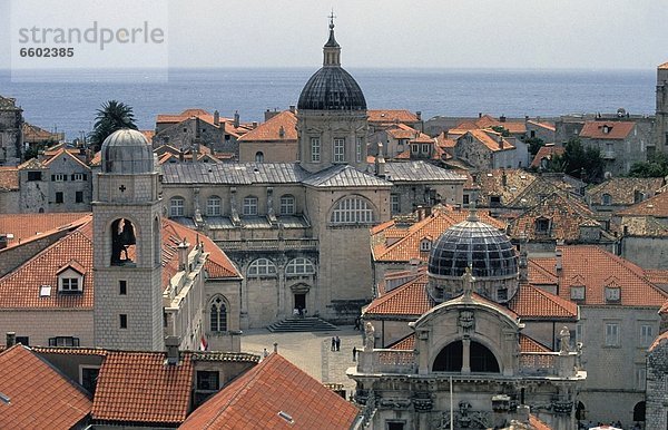 Dach Stadt Ansicht Erhöhte Ansicht Aufsicht heben alt