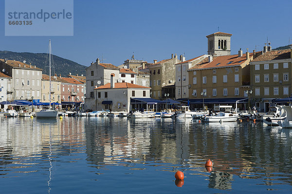 Hafen Europa Stadt Cres Adriatisches Meer Adria Kroatien