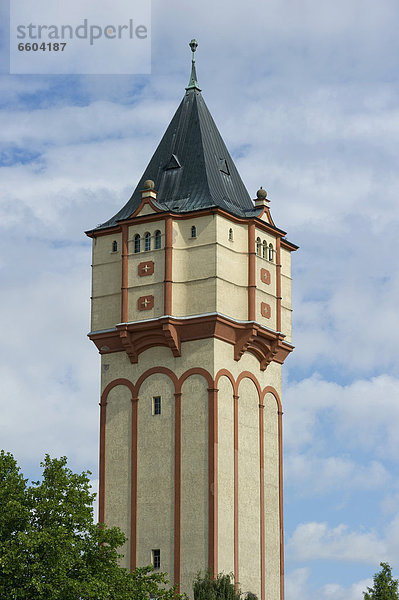 Alter Wasserturm  Straubing  Niederbayern  Bayern  Deutschland  Europa  ÖffentlicherGrund